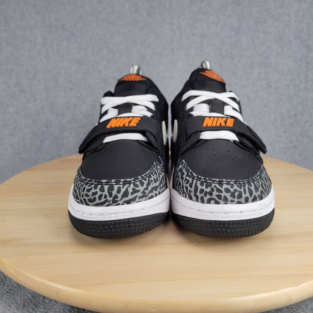 Jordan Legacy 312 Low Kids 5.5Y Black White Starfish Elephant Print CD9054-018 - Picture 2 of 10
